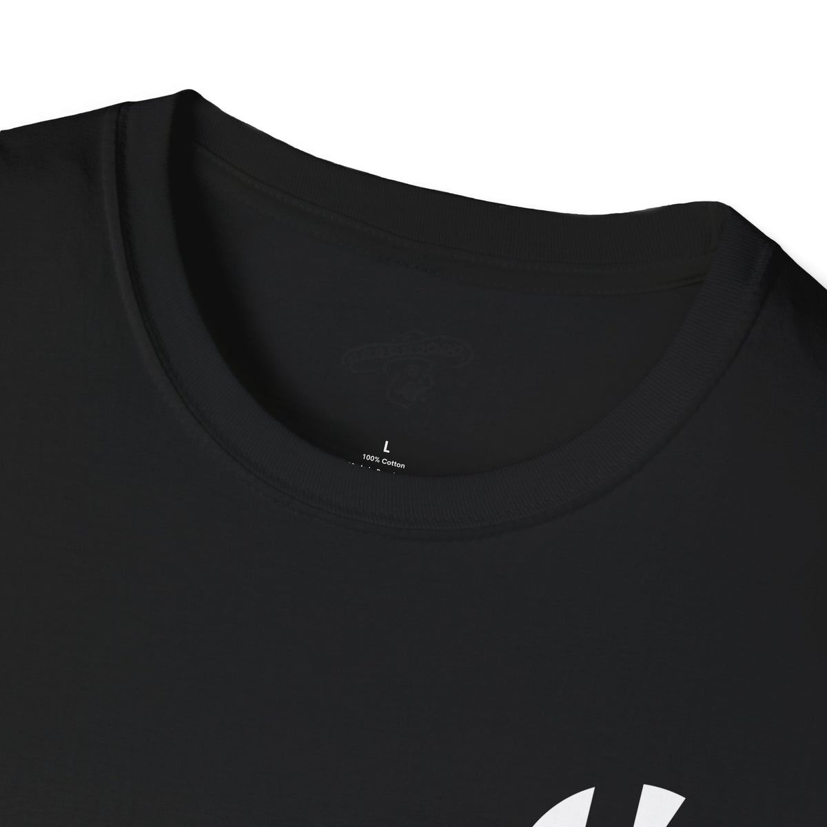 Black Kalaveras Heritage Taco Tuesday Graphic Tee collar and white K monogram detail