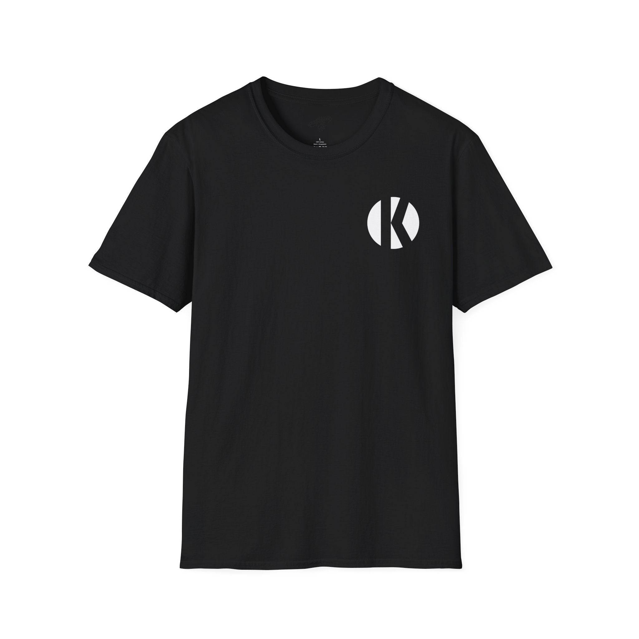 Black Kalaveras Taco Tuesday Tee front view with white K monogram